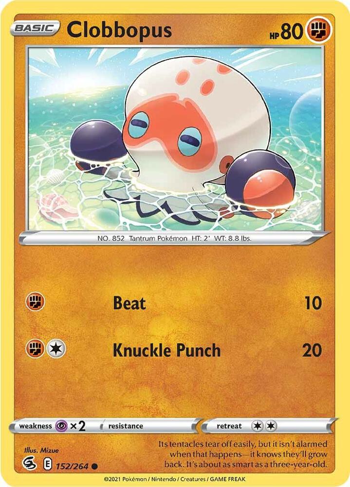 Clobbopus 152/264 (SWSH08: Fusion Strike)  | Good Games Adelaide SA
