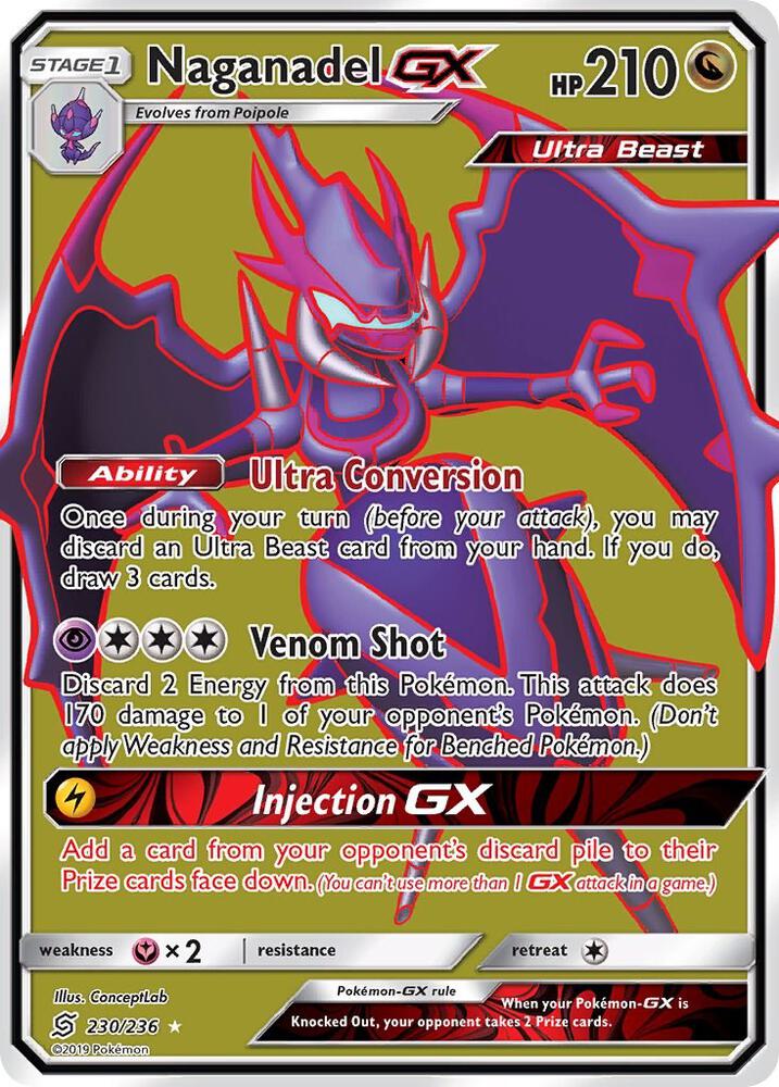 Naganadel GX Full Art 230/236 (SM - Unified Minds)  - Holofoil | Good Games Adelaide SA