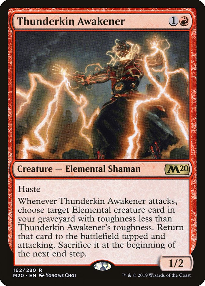 Thunderkin Awakener 162 (Core Set 2020)  - Foil | Good Games Adelaide SA