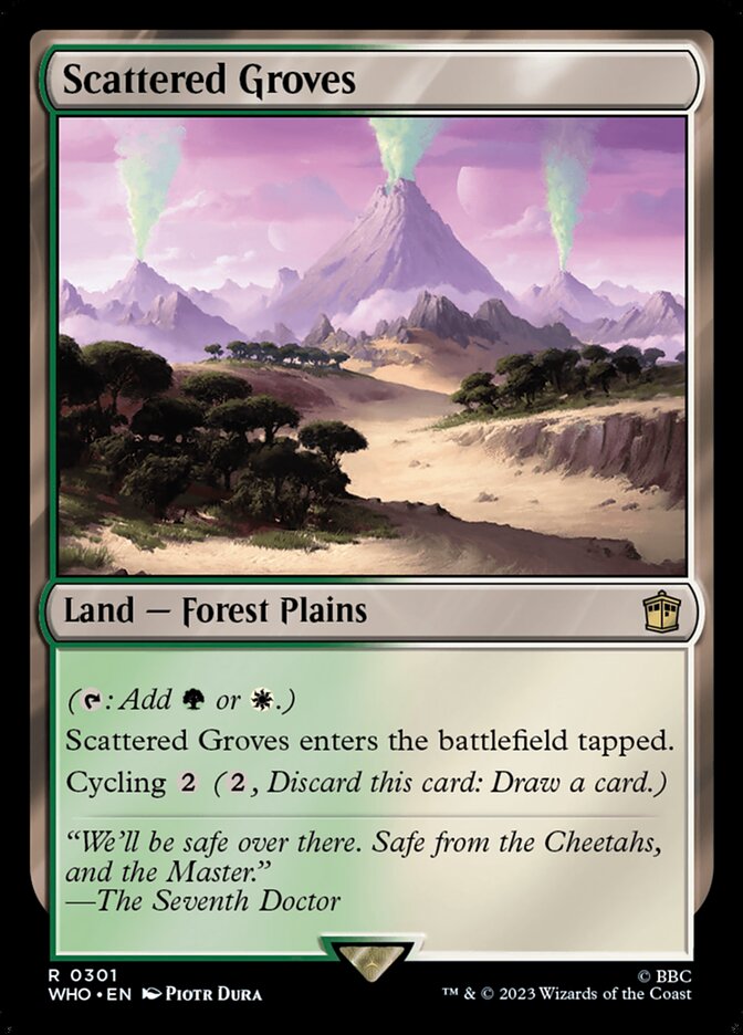 Scattered Groves 301 (Universes Beyond: Doctor Who)  | Good Games Adelaide SA