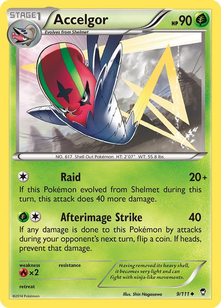 Accelgor 9/111 (XY - Furious Fists)  | Good Games Adelaide SA
