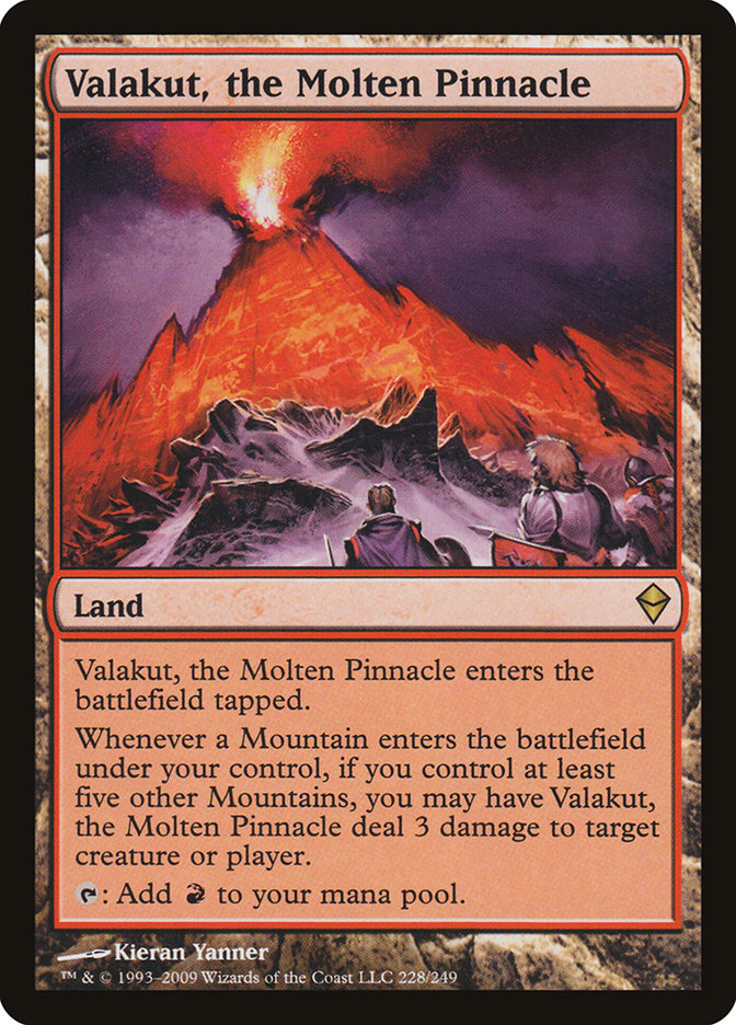 Valakut, the Molten Pinnacle 228 (Zendikar)  - Foil | Good Games Adelaide SA