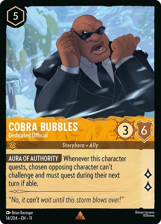 Cobra Bubbles Dedicated Official 14/204 (Winterspell)  | Good Games Adelaide SA