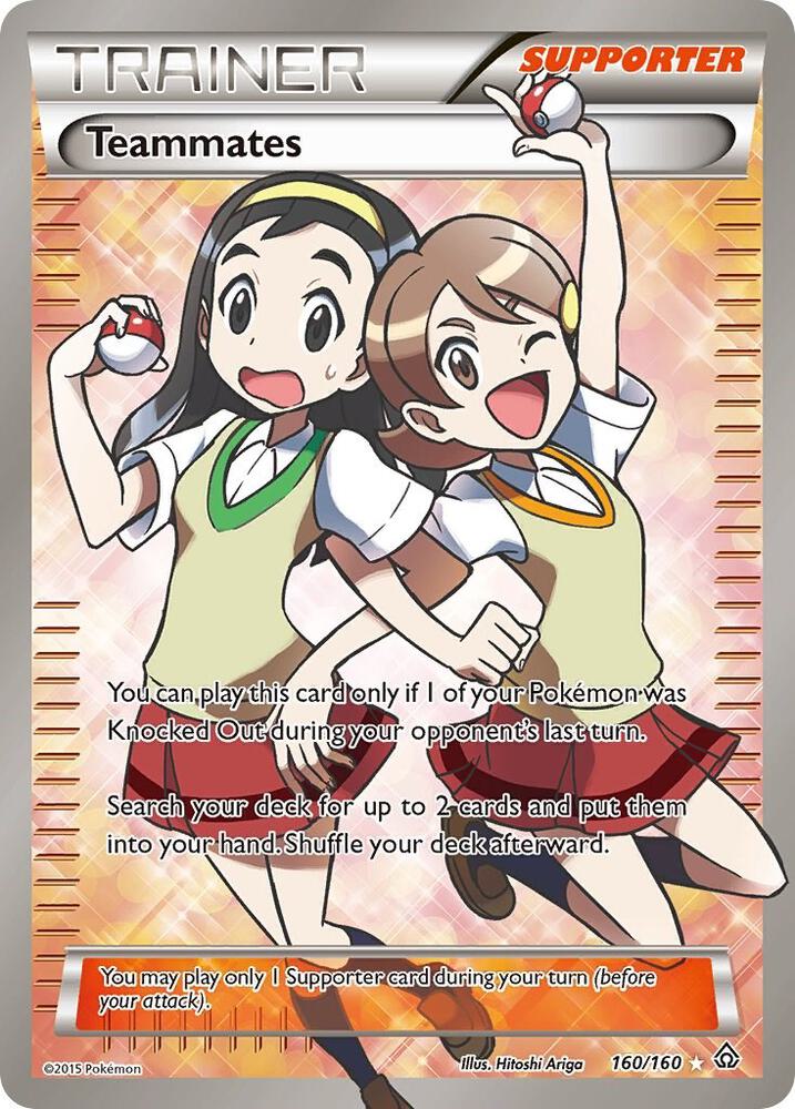 Teammates Full Art 160/160 (XY - Primal Clash)  - Holofoil | Good Games Adelaide SA