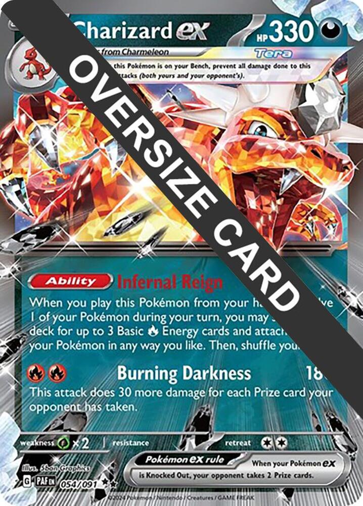 Charizard ex 054 091 054/091 (Jumbo Cards)  - Holofoil | Good Games Adelaide SA
