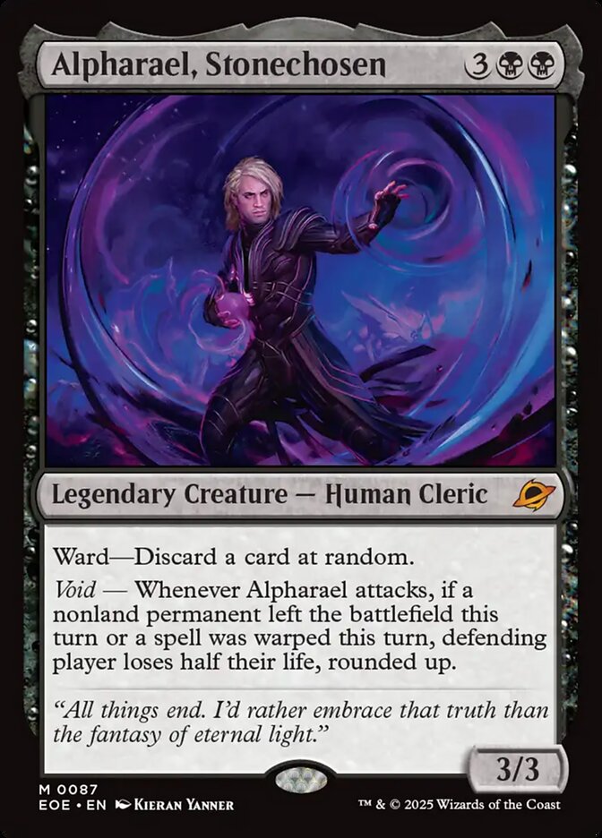 Alpharael Stonechosen 87 (Edge of Eternities)  - Foil | Good Games Adelaide SA