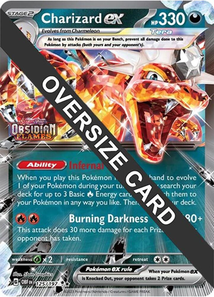 Charizard ex 125 197 125/197 (Jumbo Cards)  | Good Games Adelaide SA