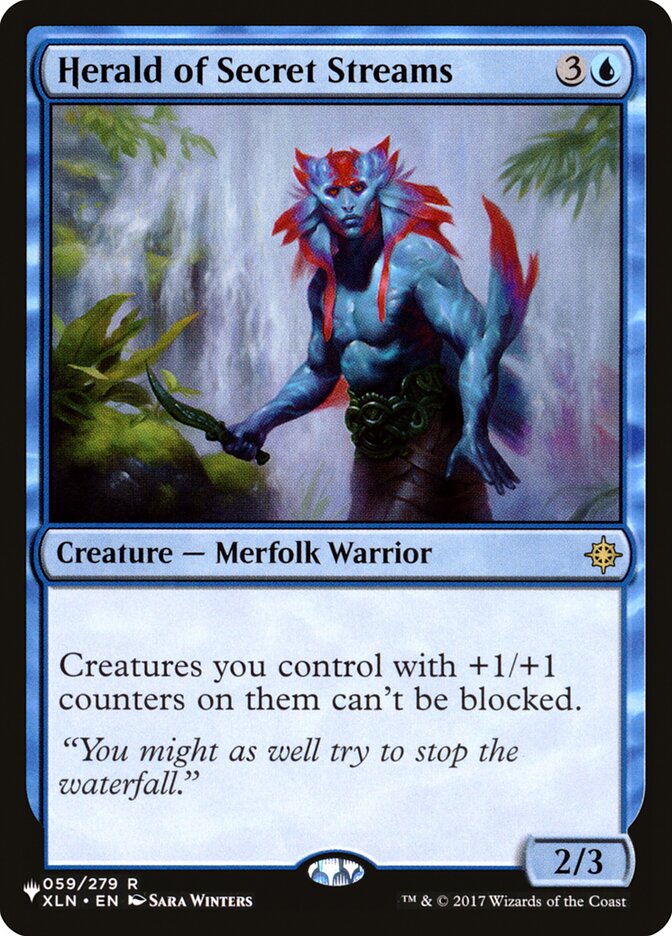 Herald of Secret Streams 059/279 (The List Reprints)  | Good Games Adelaide SA