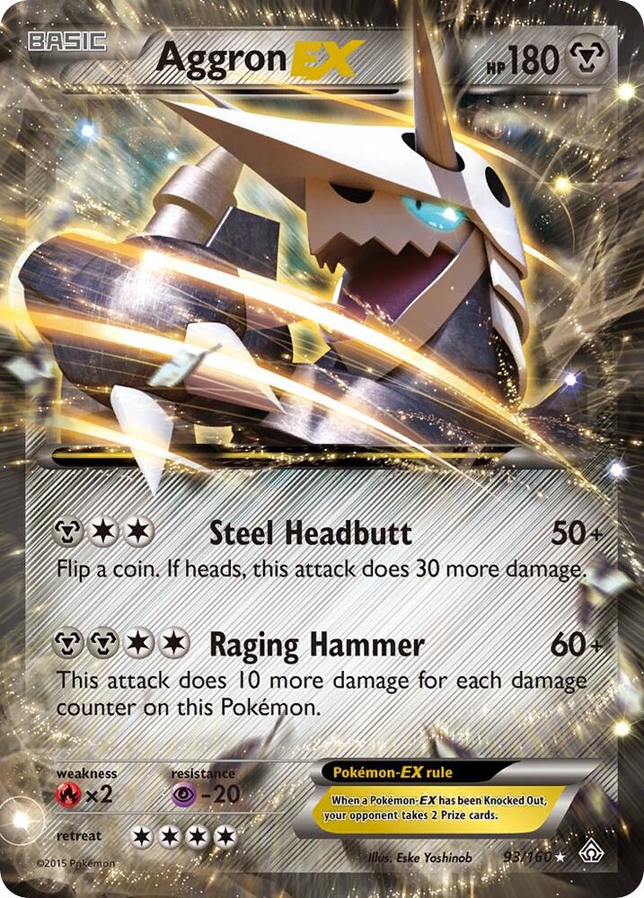 Aggron EX 93/160 (XY - Primal Clash)  - Holofoil | Good Games Adelaide SA