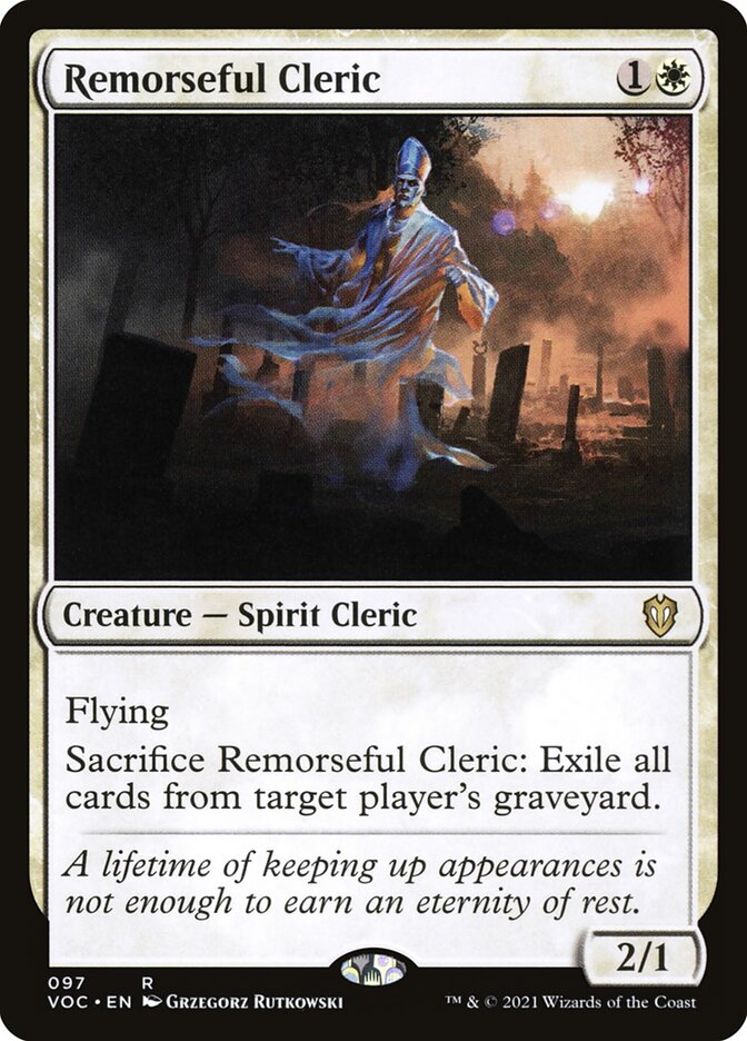 Remorseful Cleric 97 (Commander: Innistrad: Crimson Vow)  | Good Games Adelaide SA