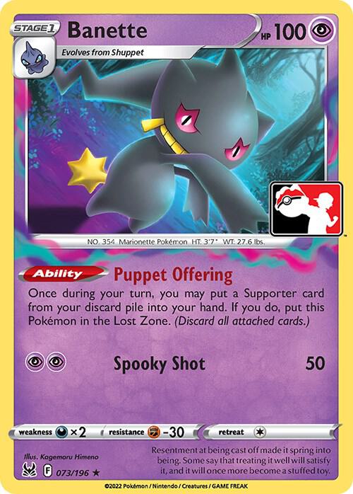 Banette Series 3 073/196 (Prize Pack Series Cards)  - Holofoil | Good Games Adelaide SA