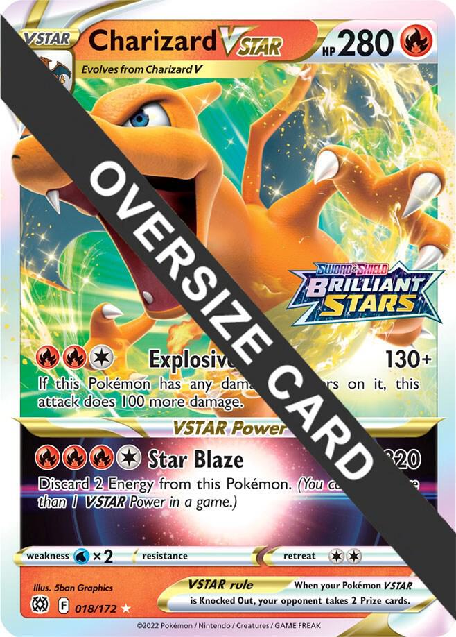 Charizard VSTAR 018/172 (Jumbo Cards)  - Holofoil | Good Games Adelaide SA