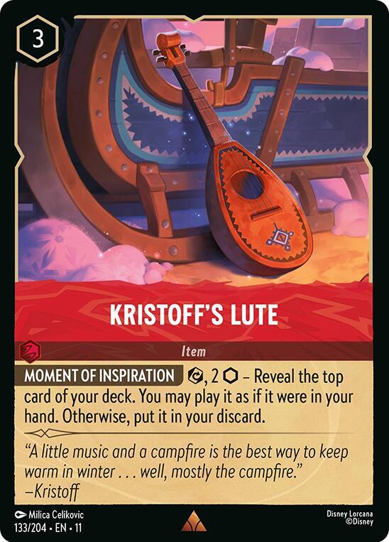 Kristoffs Lute 133/204 (Winterspell)  - Cold Foil | Good Games Adelaide SA