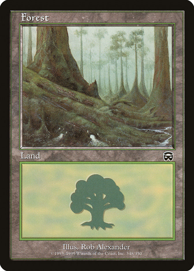 Forest 348 (Mercadian Masques)  - Foil | Good Games Adelaide SA