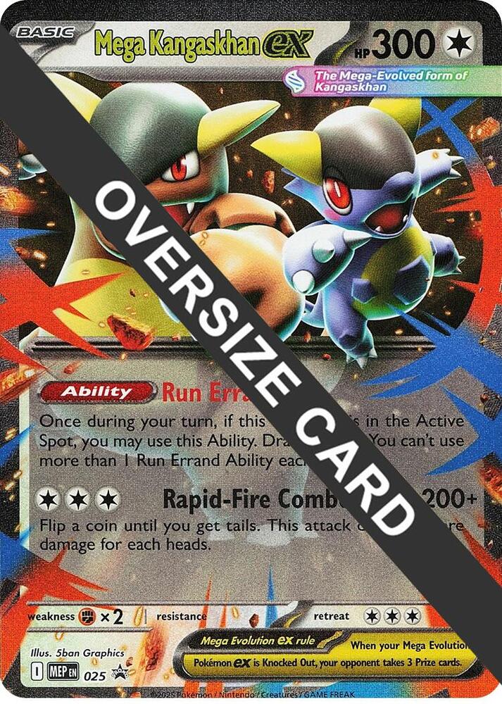 Mega Kangaskhan ex 025 025 (Jumbo Cards)  - Holofoil | Good Games Adelaide SA