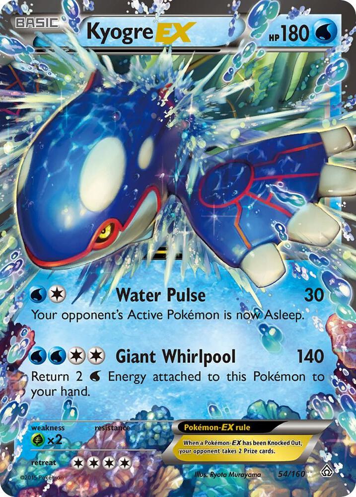 Kyogre EX 54/160 (XY - Primal Clash)  - Holofoil | Good Games Adelaide SA