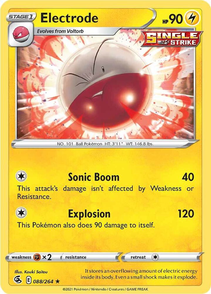 Electrode 088/264 (SWSH08: Fusion Strike)  | Good Games Adelaide SA