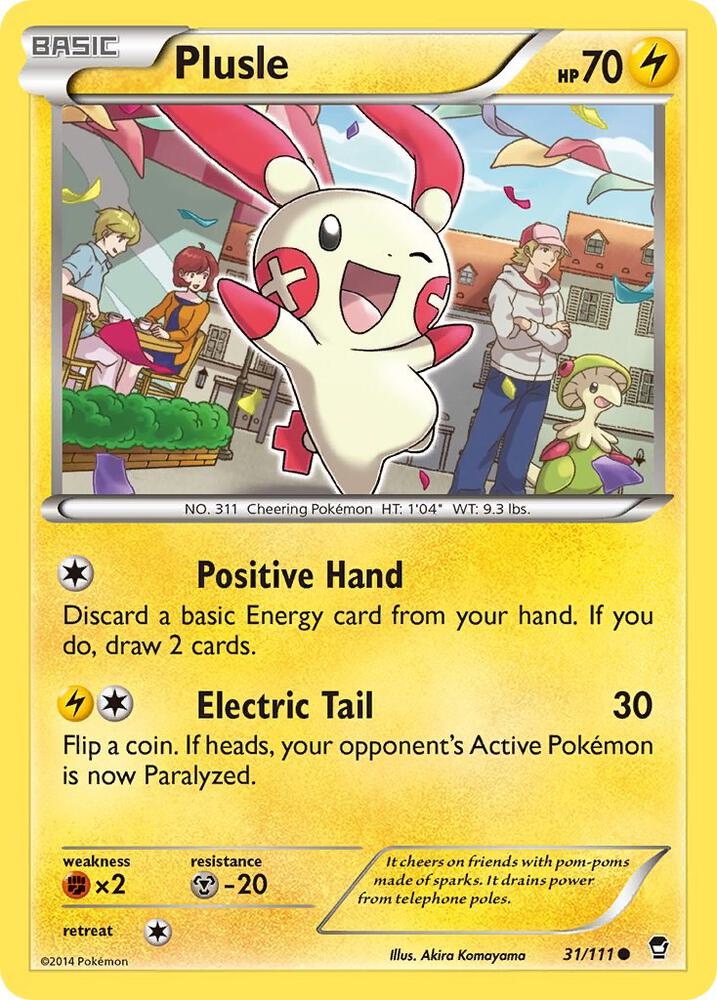 Plusle 31/111 (XY - Furious Fists)  | Good Games Adelaide SA