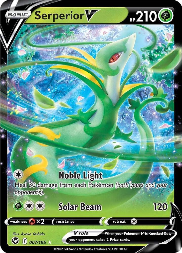 Serperior V 007/195 (SWSH12: Silver Tempest)  - Holofoil | Good Games Adelaide SA