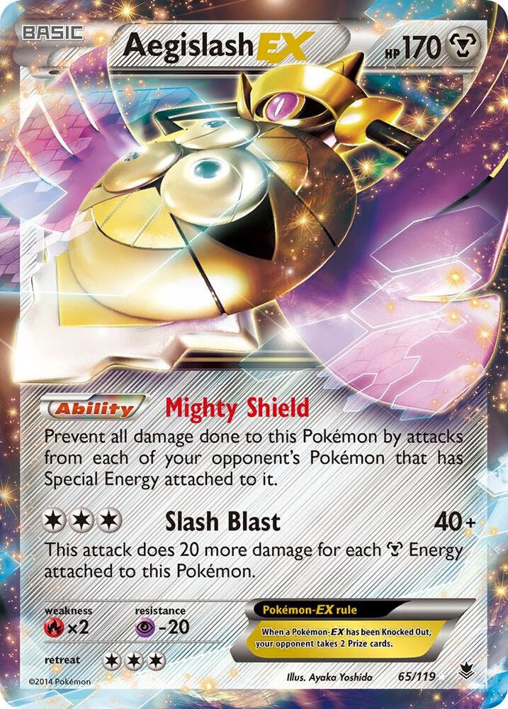 Aegislash EX 65/119 (XY - Phantom Forces)  - Holofoil | Good Games Adelaide SA