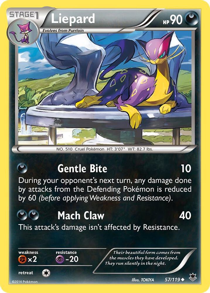Liepard 57/119 (XY - Phantom Forces)  | Good Games Adelaide SA