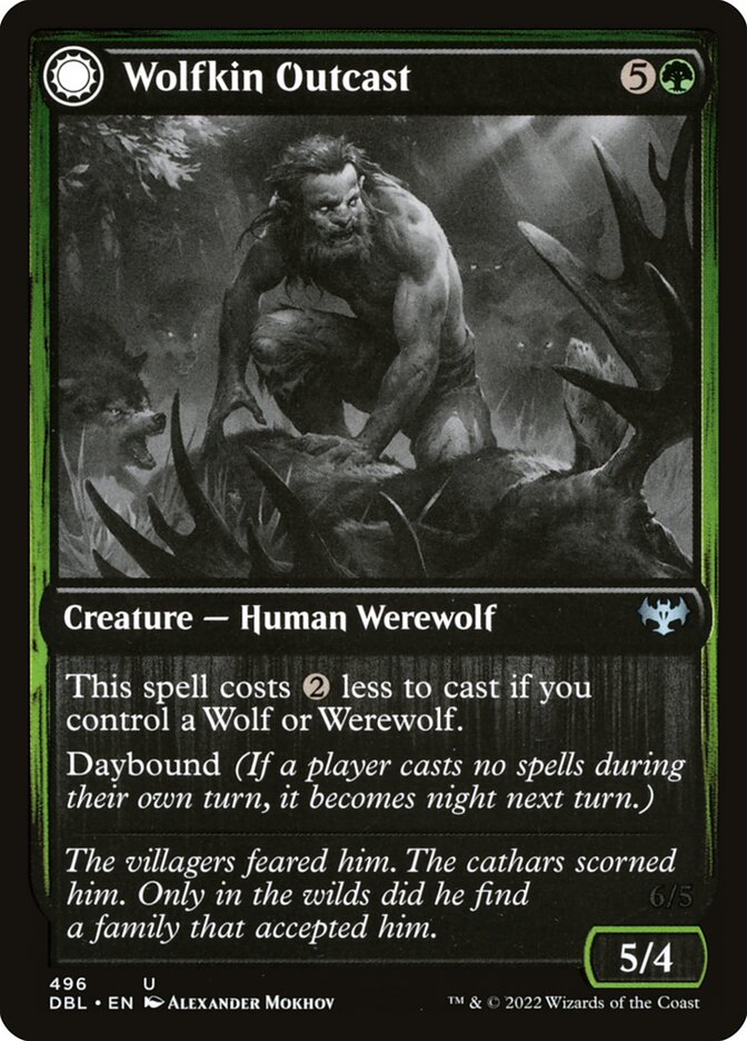 Wolfkin Outcast // Wedding Crasher 496 (Innistrad: Double Feature)  | Good Games Adelaide SA