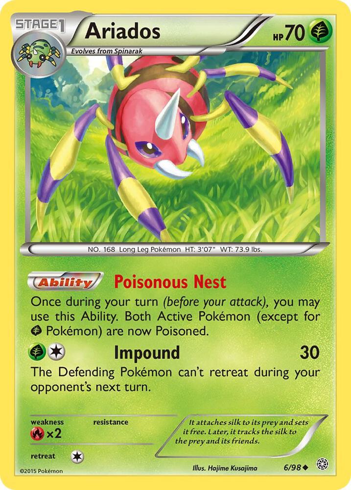Ariados 6/98 (XY - Ancient Origins)  | Good Games Adelaide SA