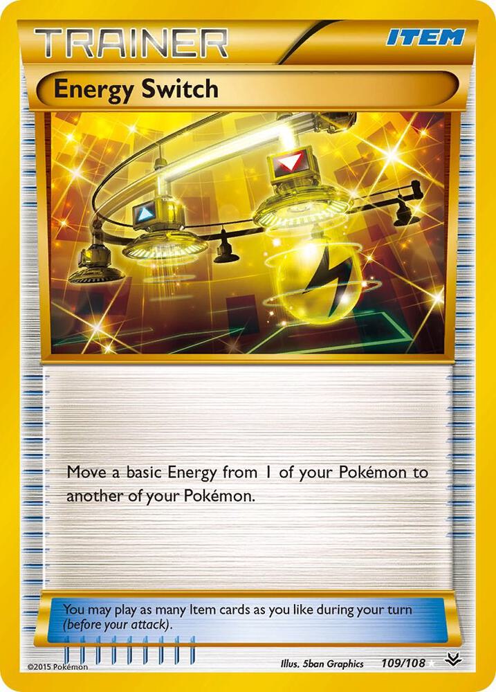 Energy Switch 109/108 (XY - Roaring Skies)  - Holofoil | Good Games Adelaide SA