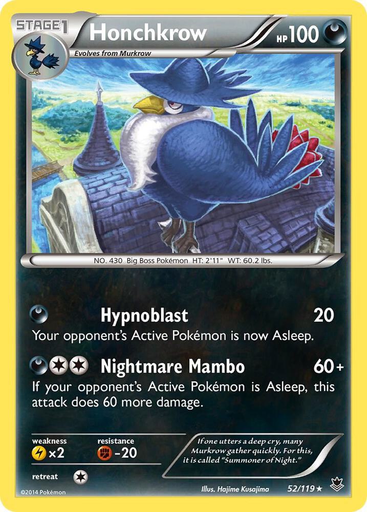 Honchkrow 52/119 (XY - Phantom Forces)  | Good Games Adelaide SA