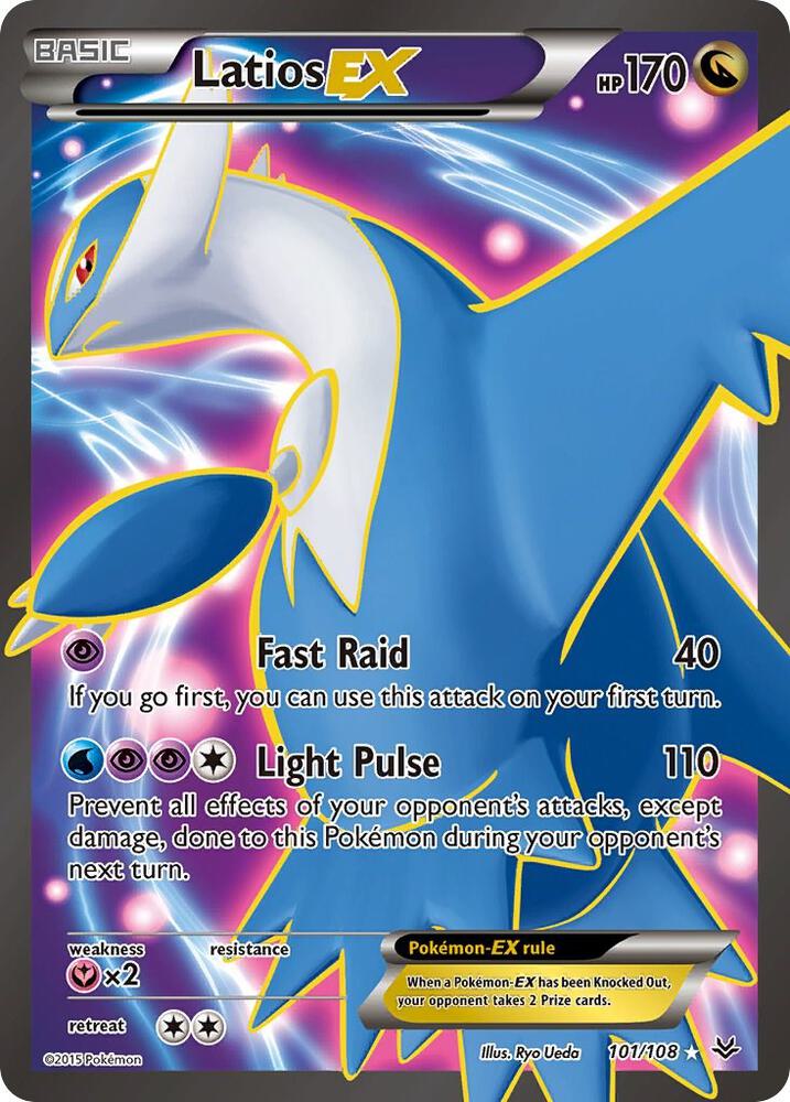 Latios EX Full Art 101/108 (XY - Roaring Skies)  - Holofoil | Good Games Adelaide SA