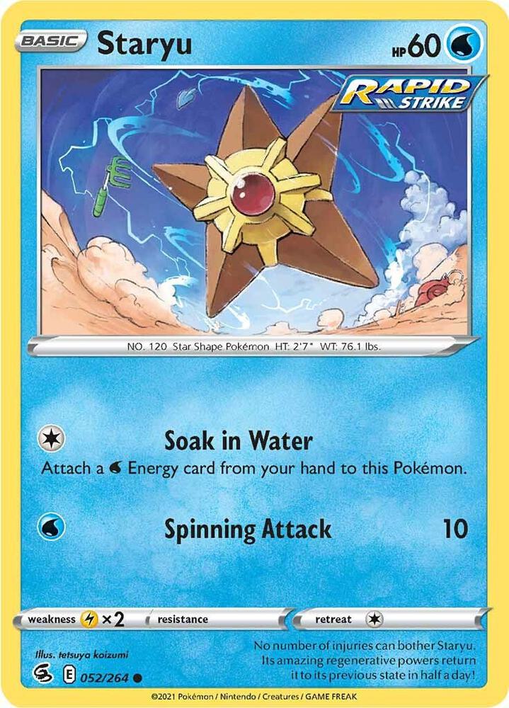 Staryu 052/264 (SWSH08: Fusion Strike)  | Good Games Adelaide SA