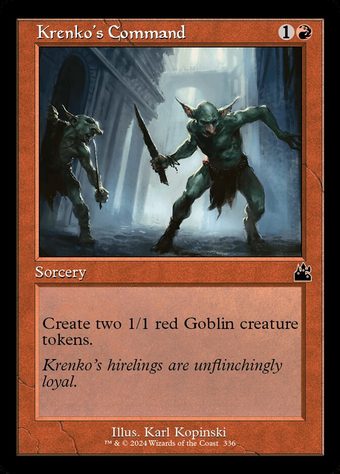 Krenko's Command 336 (Ravnica Remastered)  - Foil | Good Games Adelaide SA