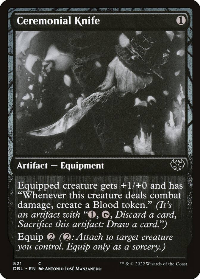 Ceremonial Knife 521 (Innistrad: Double Feature)  - Foil | Good Games Adelaide SA