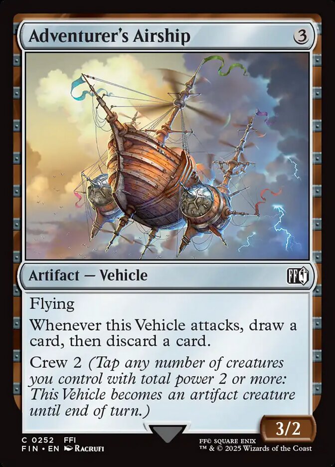 Adventurer's Airship 252 (FINAL FANTASY)  - Foil | Good Games Adelaide SA