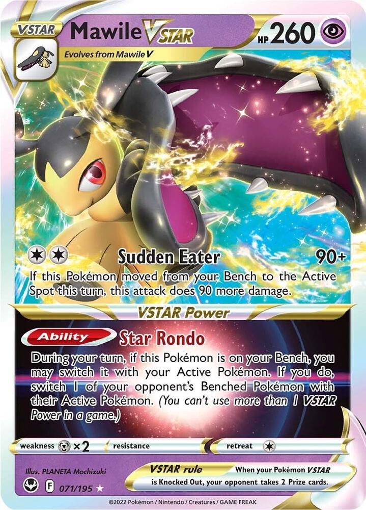 Mawile VSTAR 071/195 (SWSH12: Silver Tempest)  - Holofoil | Good Games Adelaide SA