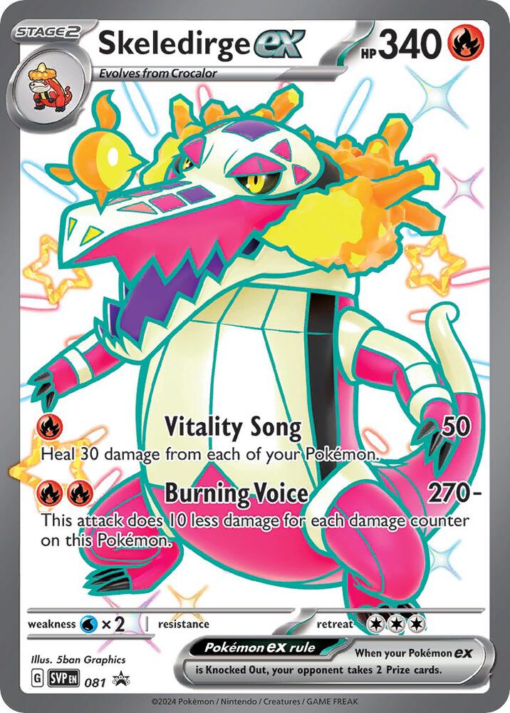 Skeledirge ex 081 (SV: Scarlet & Violet Promo Cards)  - Holofoil | Good Games Adelaide SA