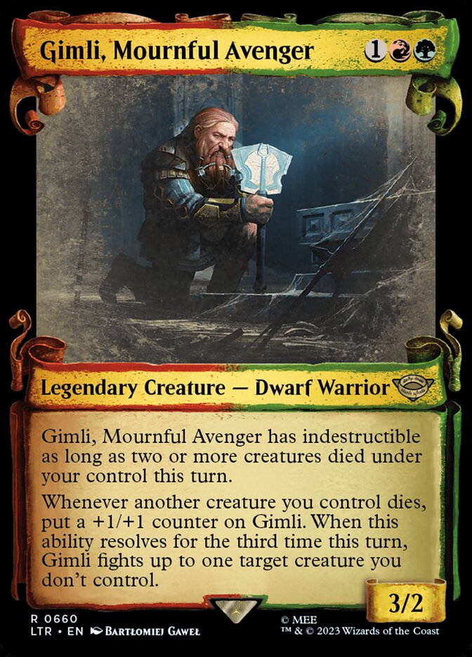 Gimli, Mournful Avenger 660 (Universes Beyond: The Lord of the Rings: Tales of Middle-earth)  - Foil | Good Games Adelaide SA