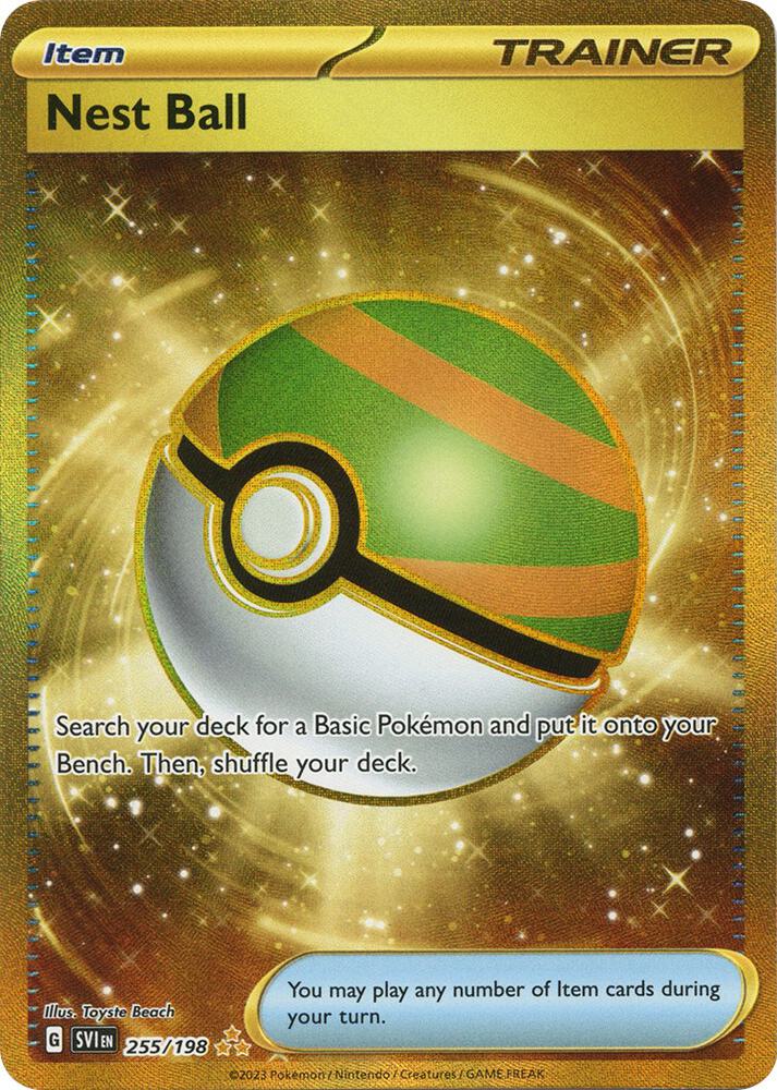 Nest Ball 255 198 255/198 (SV01: Scarlet & Violet Base Set)  - Holofoil | Good Games Adelaide SA