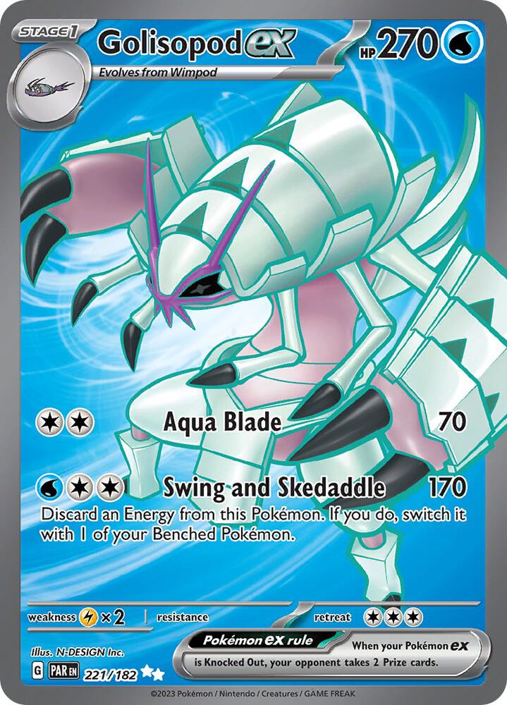Golisopod ex 221/182 (SV04: Paradox Rift)  - Holofoil | Good Games Adelaide SA