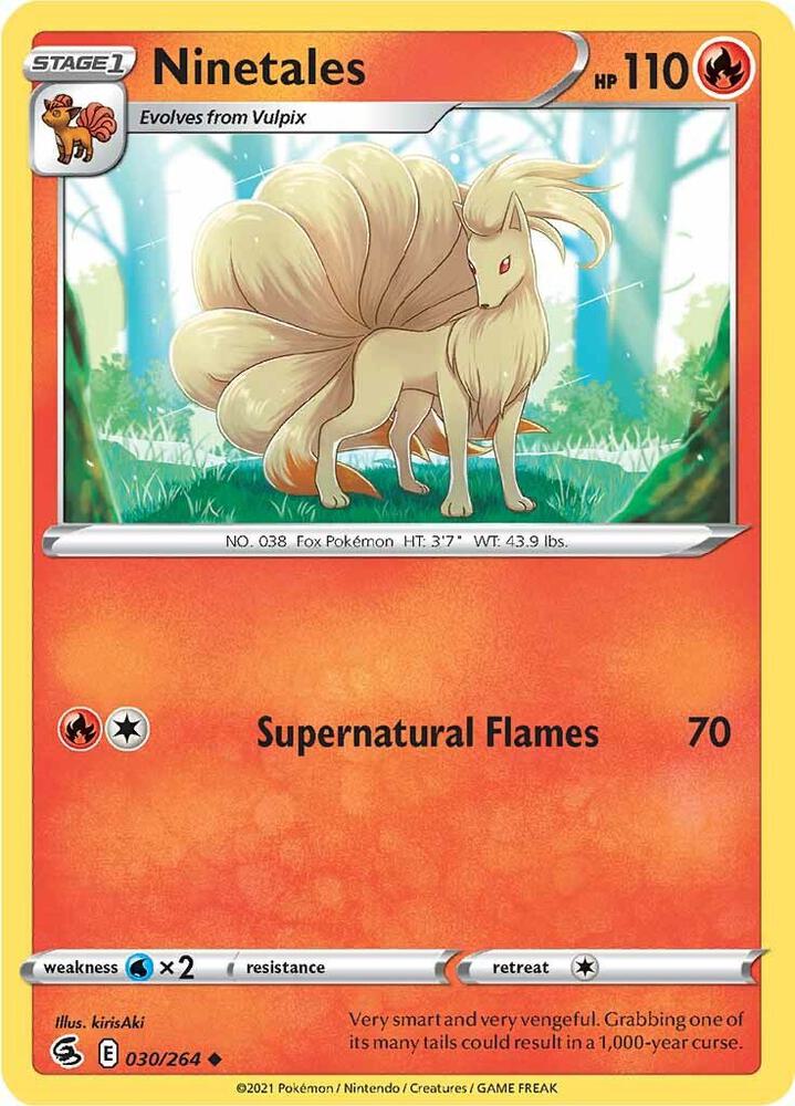 Ninetales 030/264 (SWSH08: Fusion Strike)  | Good Games Adelaide SA