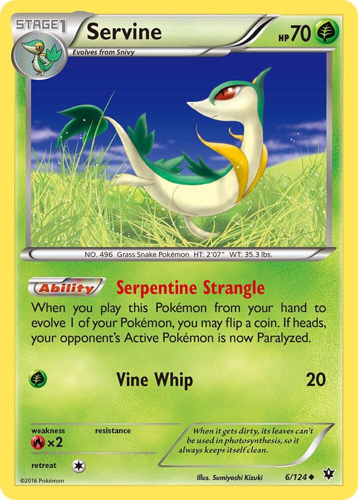 Servine 6/124 (XY - Fates Collide)  | Good Games Adelaide SA