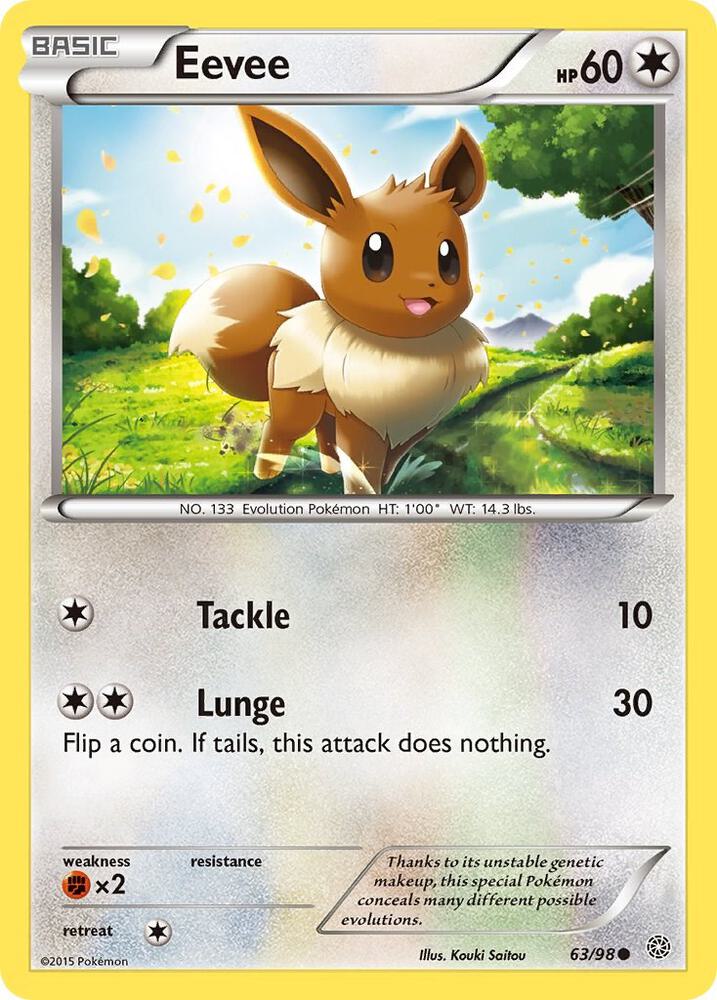 Eevee 63/98 (XY - Ancient Origins)  | Good Games Adelaide SA