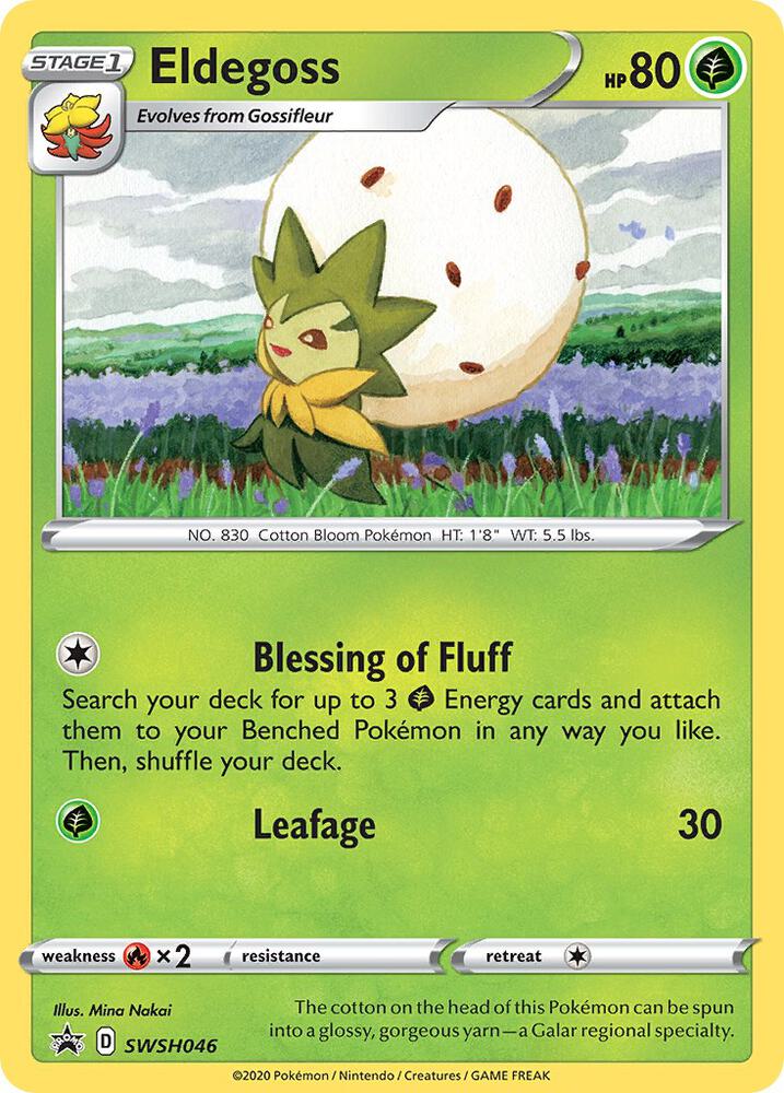 Eldegoss SWSH046 (SWSH: Sword & Shield Promo Cards)  - Holofoil | Good Games Adelaide SA