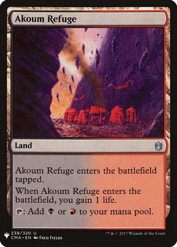 Akoum Refuge 238 (The List Reprints)  | Good Games Adelaide SA