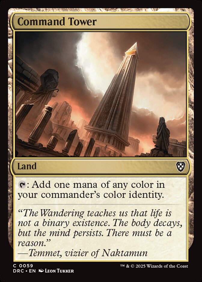 Command Tower 0059 59 (Commander: Aetherdrift)  | Good Games Adelaide SA