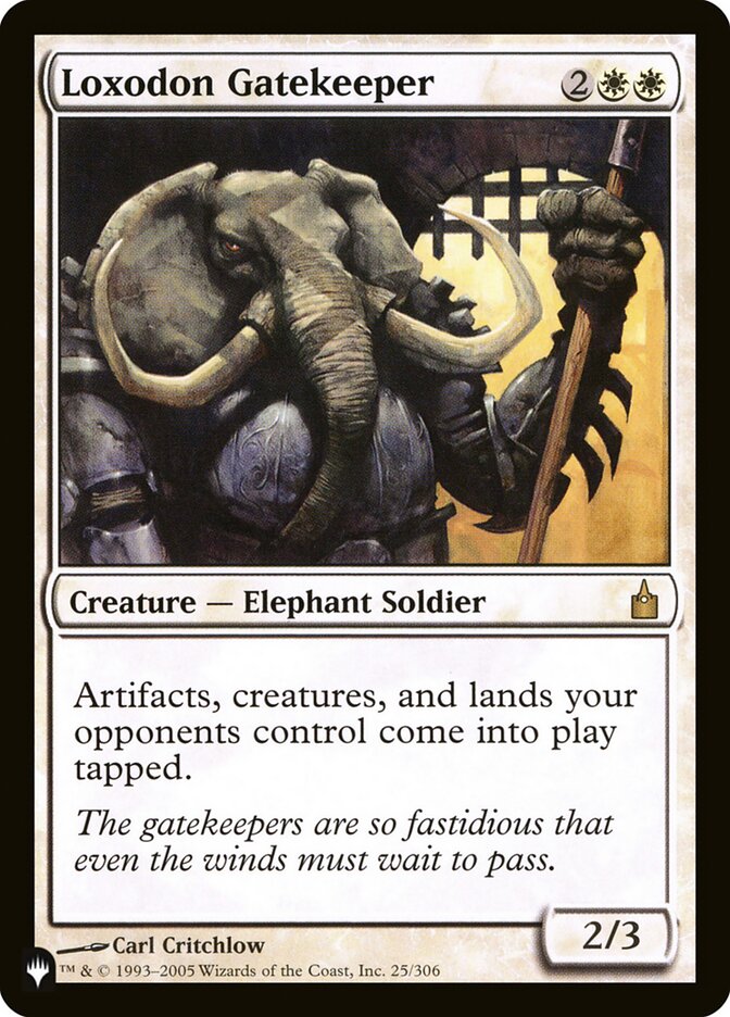 Loxodon Gatekeeper 25/306 (The List Reprints)  | Good Games Adelaide SA