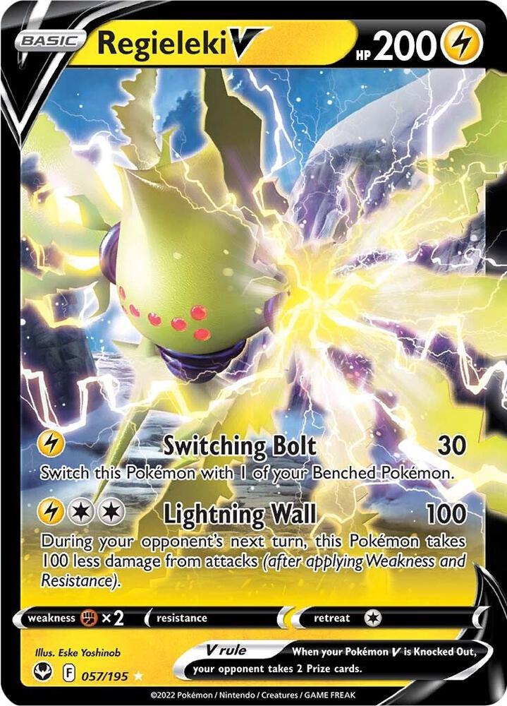 Regieleki V 057/195 (SWSH12: Silver Tempest)  - Holofoil | Good Games Adelaide SA