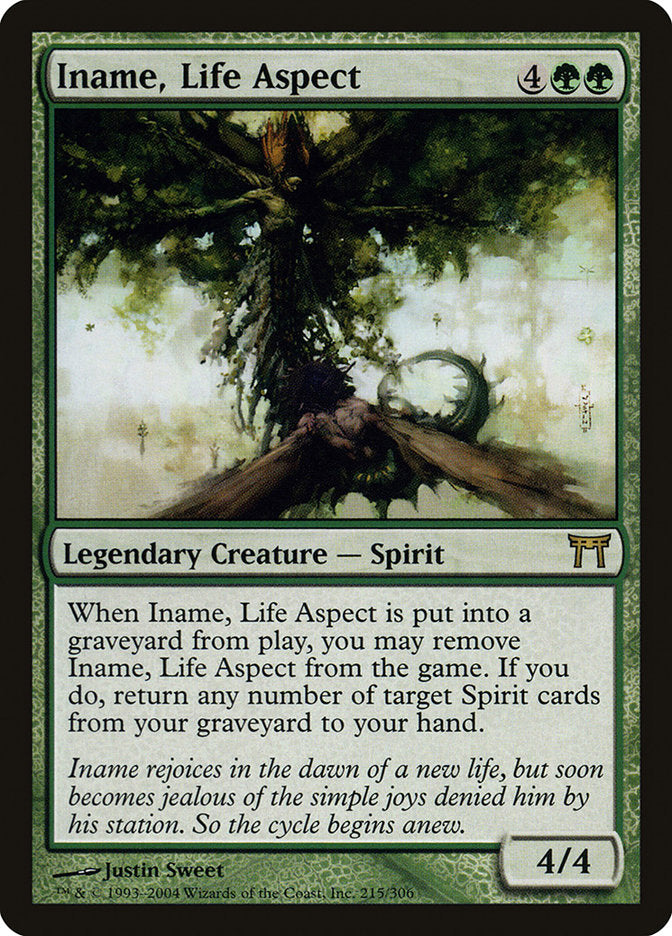 Iname, Life Aspect 215 (Champions of Kamigawa)  - Foil | Good Games Adelaide SA