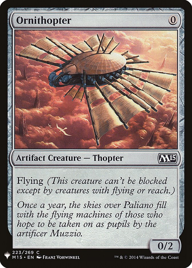 Ornithopter 223 (The List Reprints)  | Good Games Adelaide SA