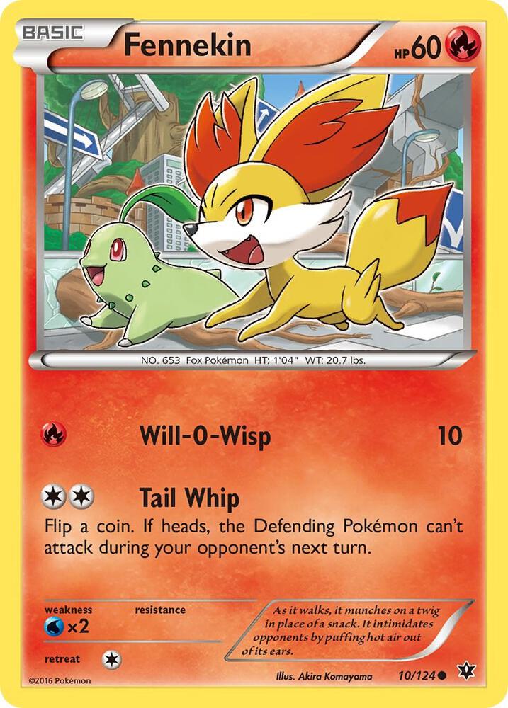 Fennekin 10/124 (XY - Fates Collide)  | Good Games Adelaide SA